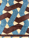 Teal and Brown Quilt