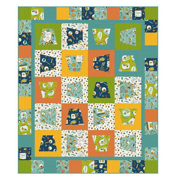 Buggin Around Quilt Kit featuring Backyard Bug Collector