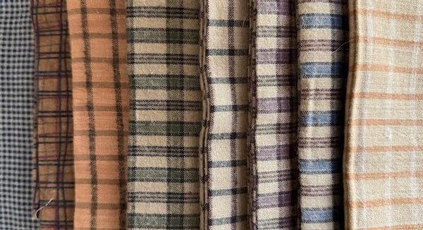 Bundle of 8 Yarn Dyed Fat Quarters