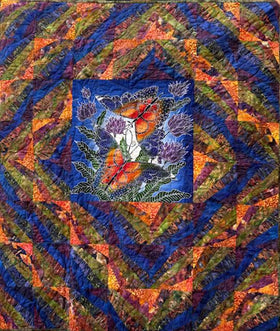 Butterfly Easy Pieces Finished Quilt