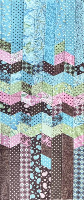 Chevron Table Runner Finished Sample