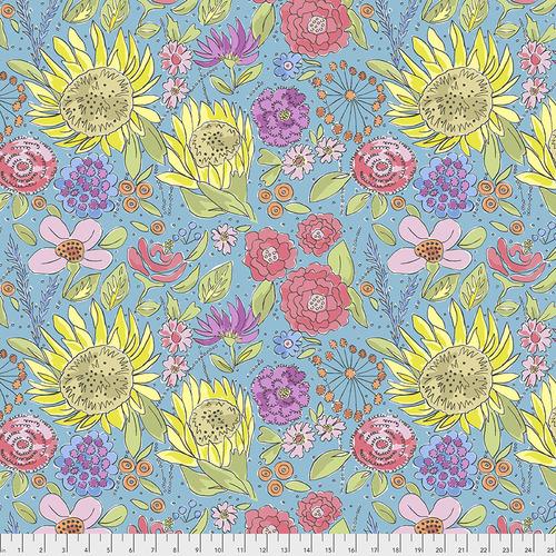 Color Fusion Blue Sun Flower PWLH017-BLUE - 36