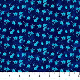 Palm Beach Indigo Mini Palm Trees DP26916-48