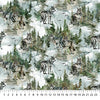 Lone Wolf Teal Wolf Scenic DP27183-64