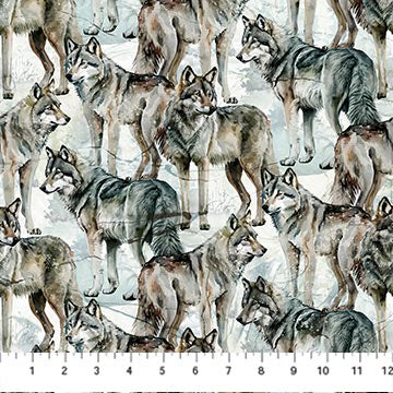 Lone Wolf Blue Gray Wolves DP27184-92