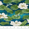 Tranquil Waters Dark Blue Water Lilies DP27208-48