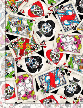 Day of the Dead Black Cards FUN-C1206 BLACK - 55