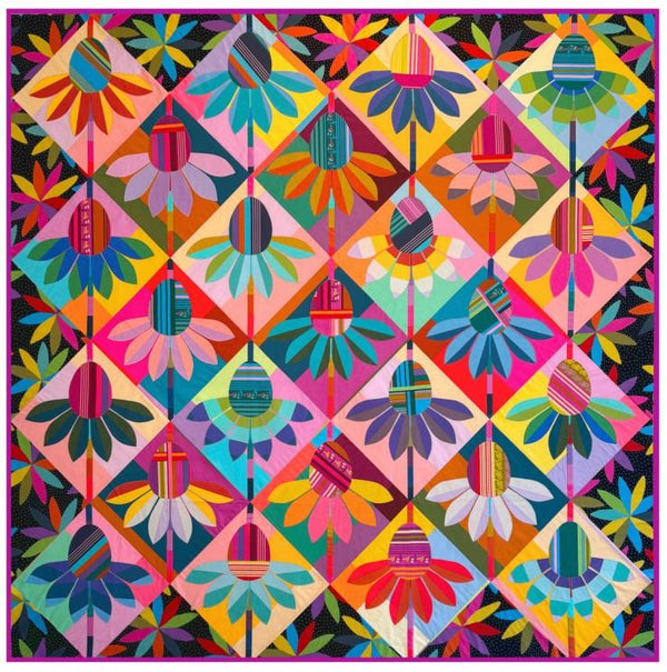 Echinacea Quilt Kit featuring AM loves HUE by Anna Maria Horner Parry