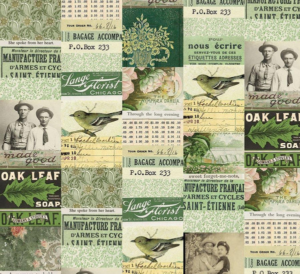 Eclectic Elements Palette Green Collage - 19