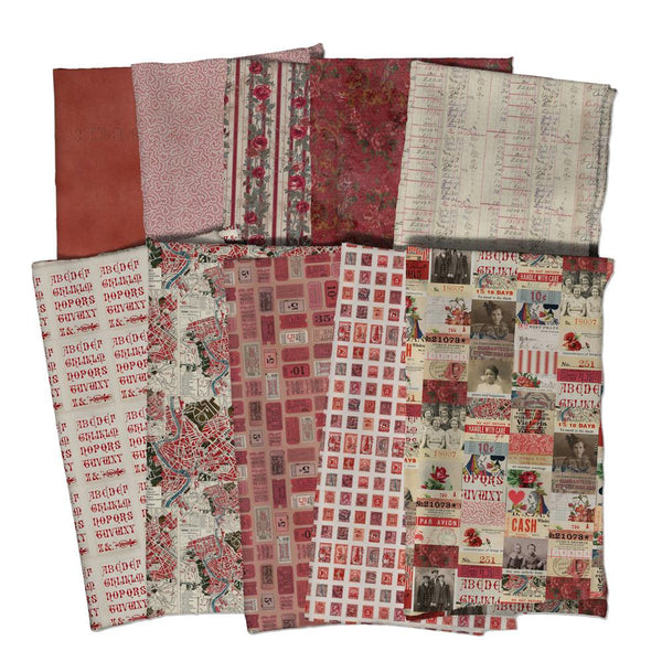 Eclectic Elements Palette Red 10 Half Yard Cuts Bundle