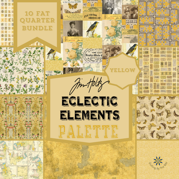 Eclectic Elements Palette Yellow Fat Quarter Bundle FB6FQTH.YELLOW