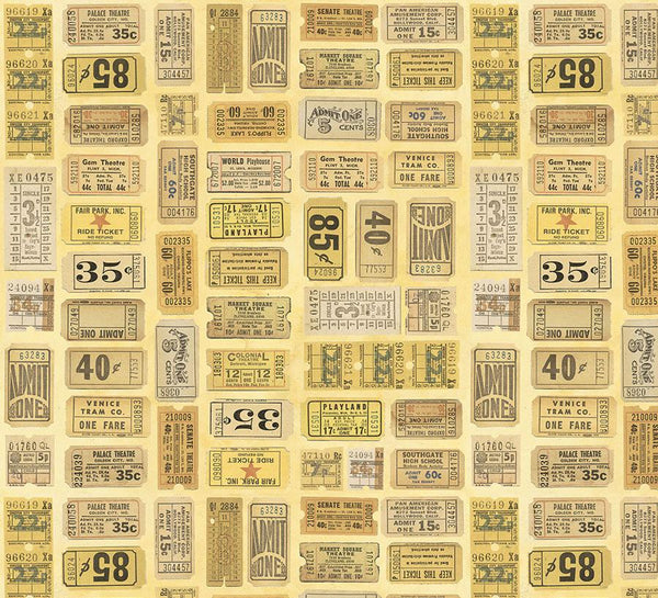 Eclectic Elements Palette Yellow Tickets PWTH242.YELLOW