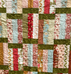 Fig Tree Peach Finished Quilt