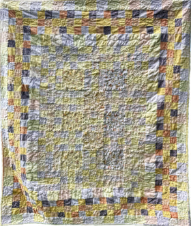 Pastel Flannel Finished Quilt