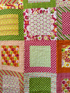 Flannel Squares in Squares Finished Quilt