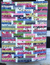 Floral Strips Finished Quilt