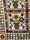 Folk Flowers Finished Quilt