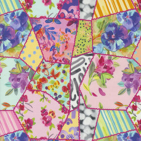 Flower Patches Rainbow Patchwork 21824-11