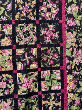 Four Patch Posie Finished Quilt