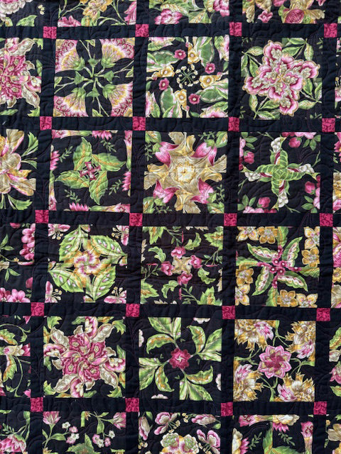 Four Patch Posie Finished Quilt