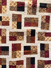 Fractions Neutral Floral Finished Quilt