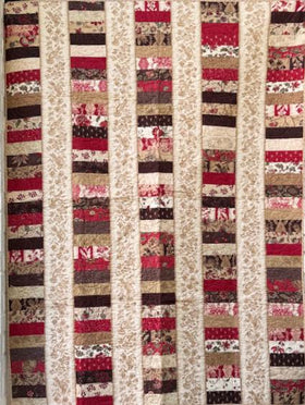 French General Stacked Coins Finished Quilt
