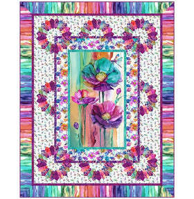 Full Bloom Digital Quilt Top