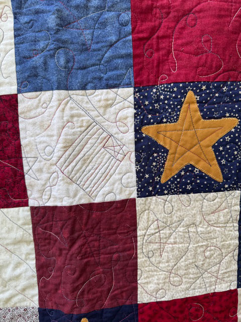 God Bless America Finished Quilt