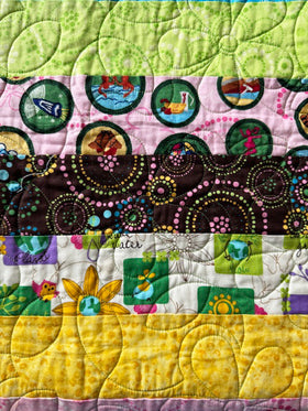 Girl Scout Themed Finished Quilt
