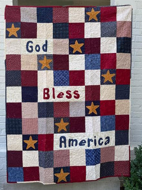 God Bless America Finished Quilt