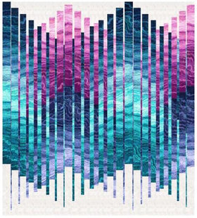 Good Vibrations Digital Quilt Top