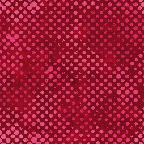 Happy Blooms Spotty Crimson - 30