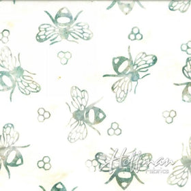 Hoffman Bali Bluegrass Bumblebees - 2 yard Remnant
