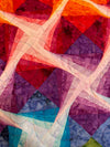 Colorful Prisms Finished Quilt