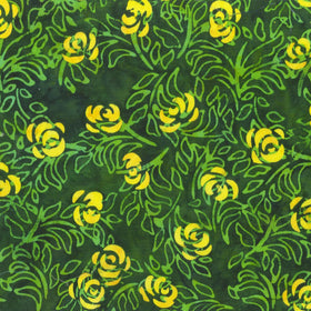 JDJ Flora Forest Rose Bush Batik - 98