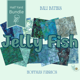 Jelly Fish Bali Batik 14 Half Yard Bundle