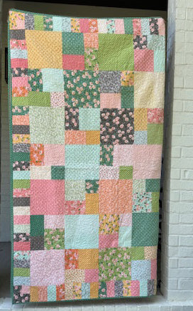 Sugar Pie Squares Finished Quilt