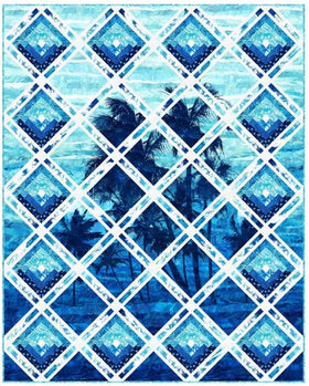 Logs & Lattice Digital Top Digital Quilt Top