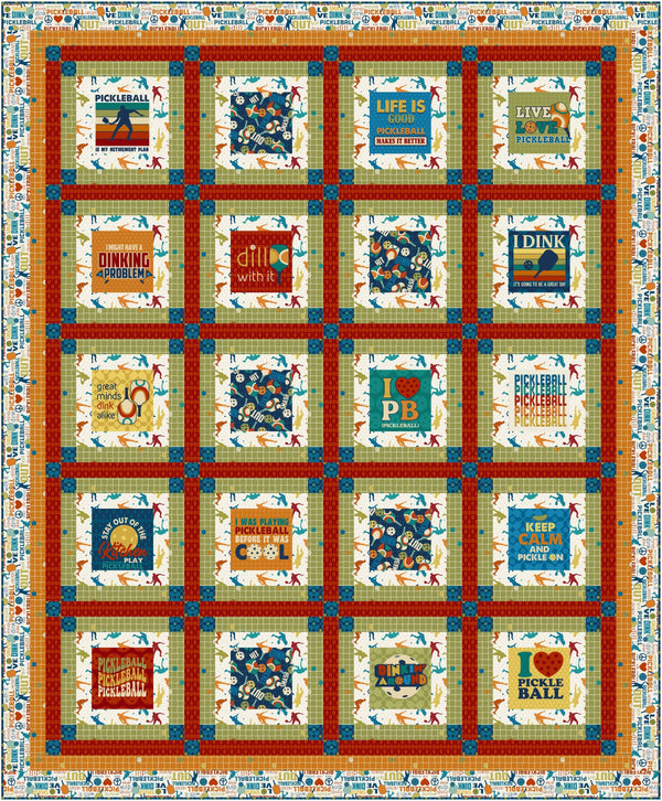 Pickleball Marquee Twenty Quilt Kit