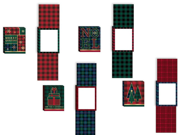 Merry Quilting Set of 4 Pocket Notepads