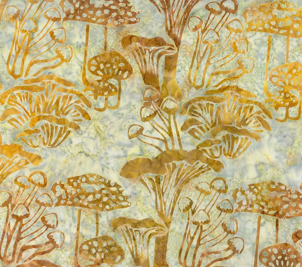 Mushroom Medley Light Sea Fog Batik 83380 13