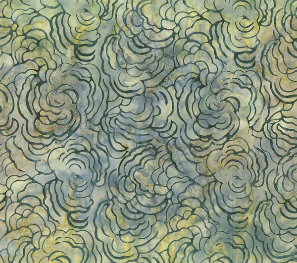 Mushroom Medley Turkey Tails Taupe Batik 83382 33