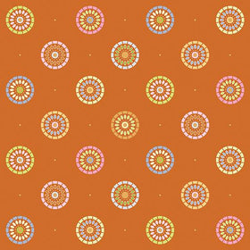 Nightingale Orange Sunrise Floral 1828-22 - 93