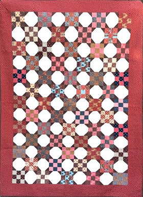 Nine Patch Reproduction Finished Quilt