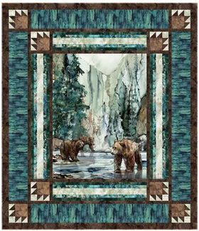 Northern Tracks Digital Quilt Top