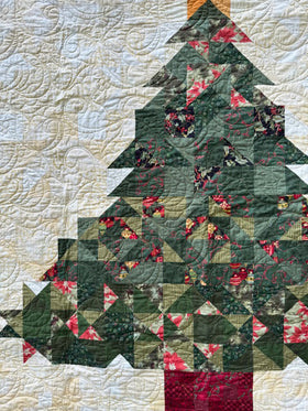 Christmas Tree Finished Quilt