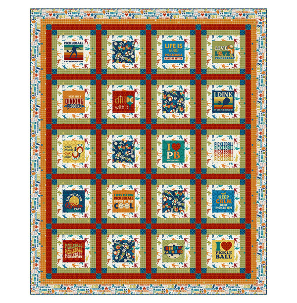 Pickleball Marquee Twenty Quilt Kit