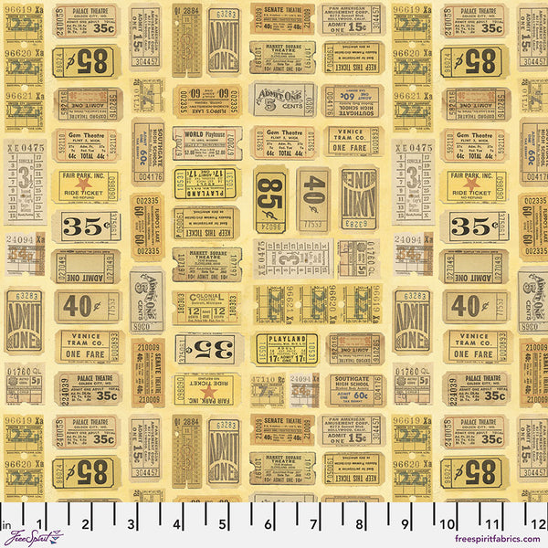 Eclectic Elements Palette Yellow Tickets PWTH242.YELLOW
