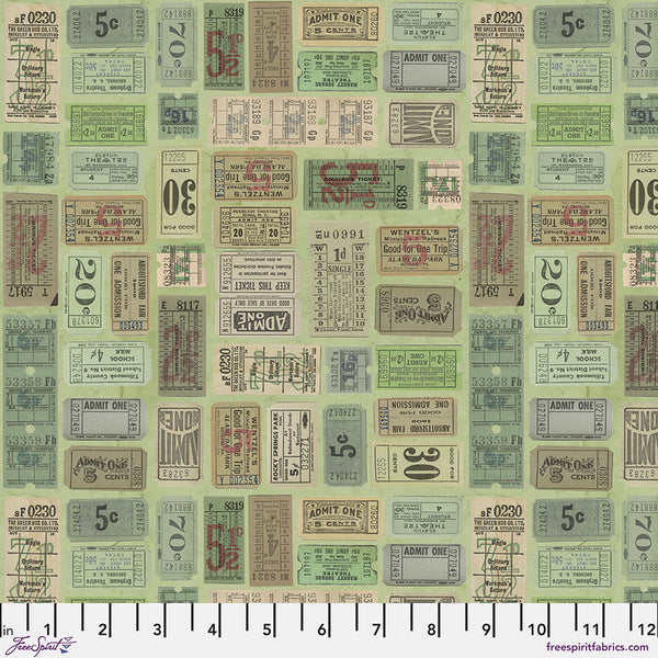 Eclectic Elements Palette Green Tickets PWTH262.GREEN