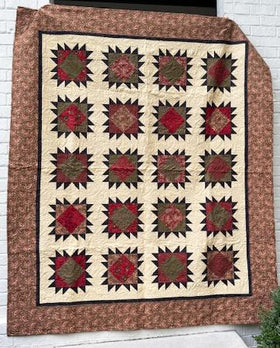 Paisley Stars Finished Quilt